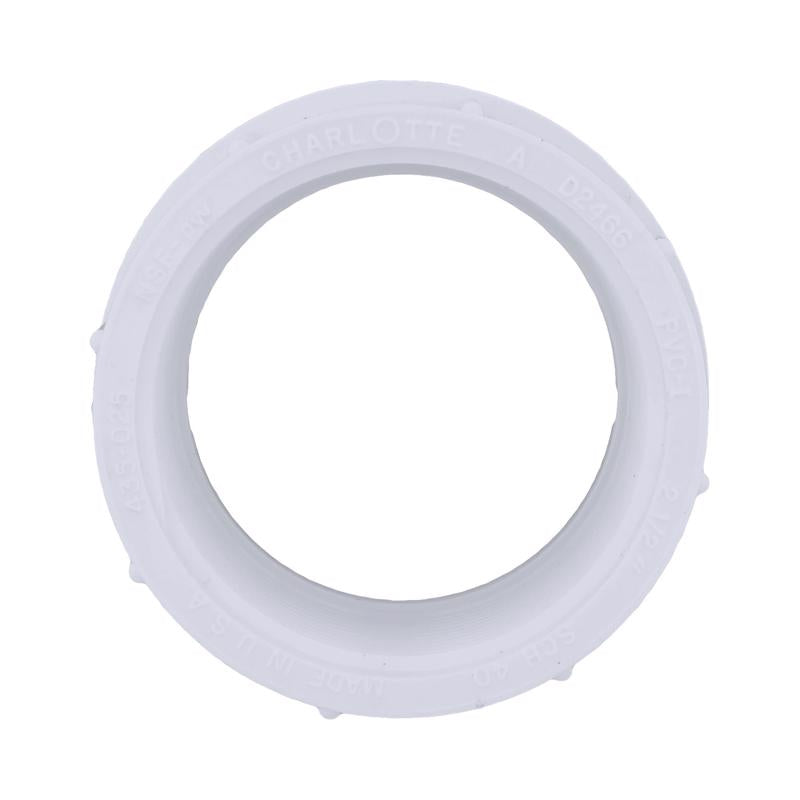 Charlotte Pipe Schedule 40 2-1/2 in. FPT X 2-1/2 in. D FPT PVC Adapter