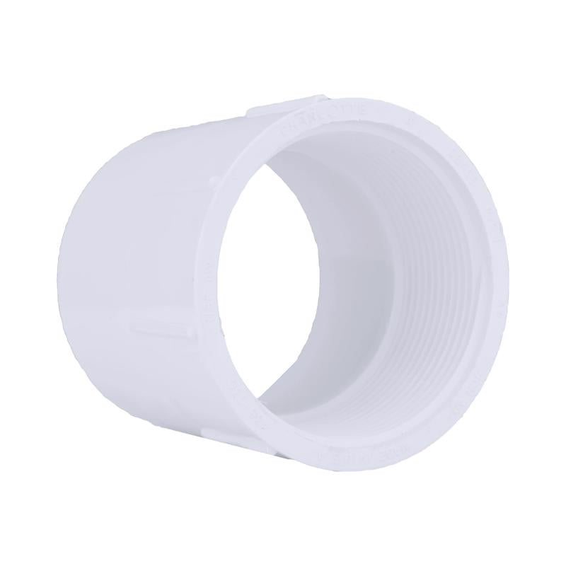 Charlotte Pipe Schedule 40 3 in. Slip X 3 in. D FPT PVC 3 in. Adapter