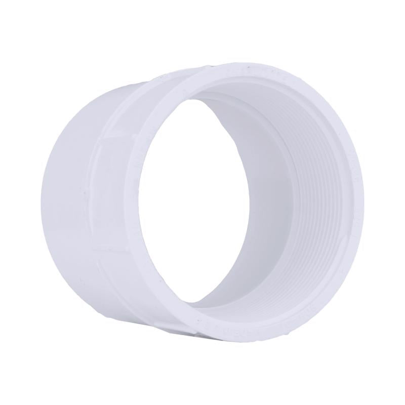 Charlotte Pipe Schedule 40 4 in. Slip X 4 in. D FPT PVC Adapter