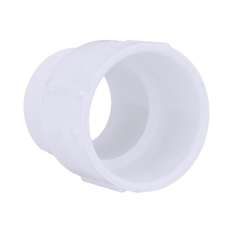 Charlotte Pipe Schedule 40 2-1/2 in. MPT X 2-1/2 in. D Slip PVC Adapter