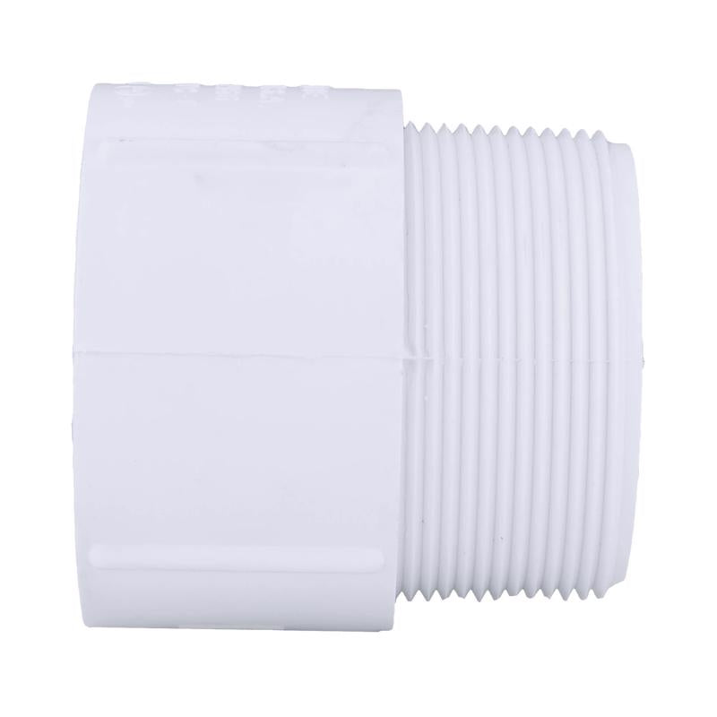 Charlotte Pipe Schedule 40 3 in. MPT X 3 in. D Slip PVC Adapter