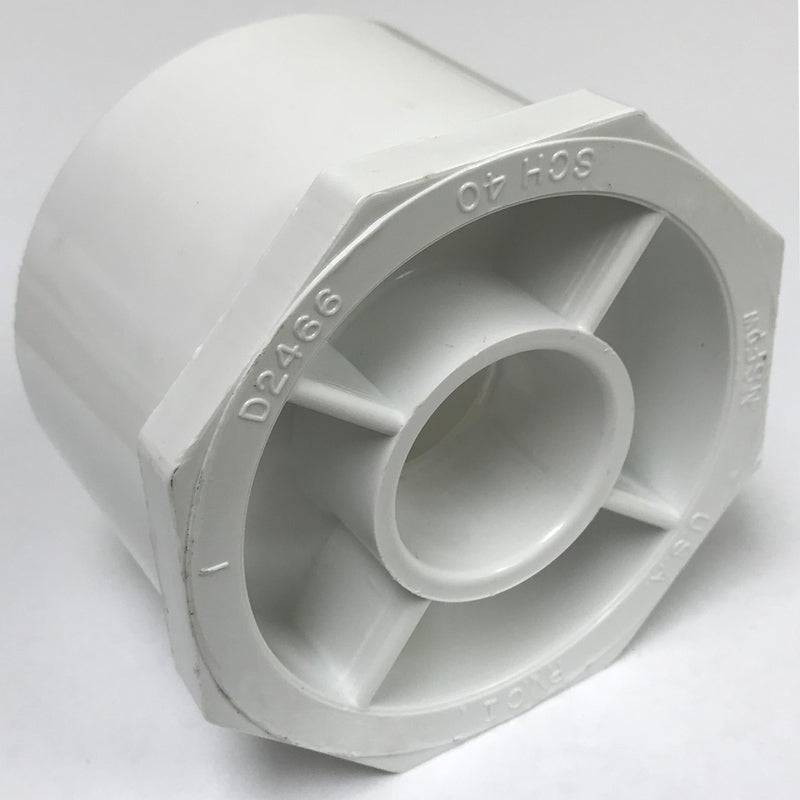 Charlotte Pipe Schedule 40 3 in. Slip X 1 in. D Slip PVC Reducing Bushing