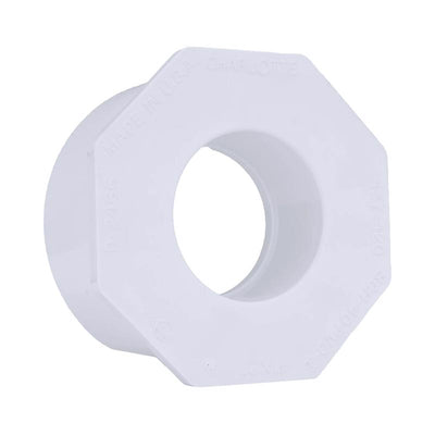 Charlotte Pipe Schedule 40 4 in. Spigot X 2 in. D Slip PVC Reducing Bushing