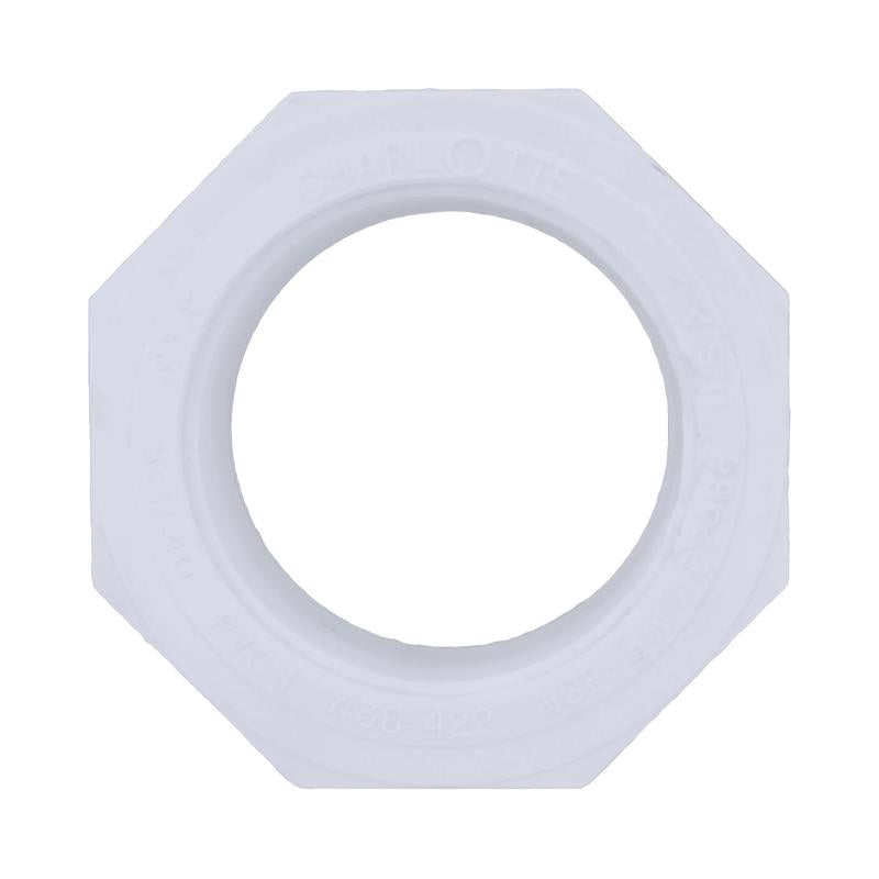 Charlotte Pipe Schedule 40 4 in. Spigot X 3 in. D FPT PVC Reducing Bushing