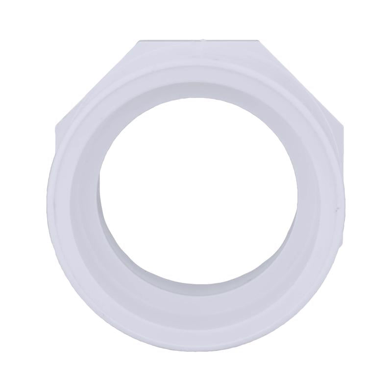 Charlotte Pipe Schedule 40 4 in. Spigot X 3 in. D FPT PVC Reducing Bushing