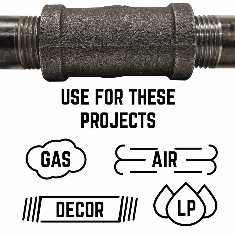 STZ Industries 1/2 in. FIP each X 1/2 in. D FIP Black Malleable Iron 45 Degree Elbow