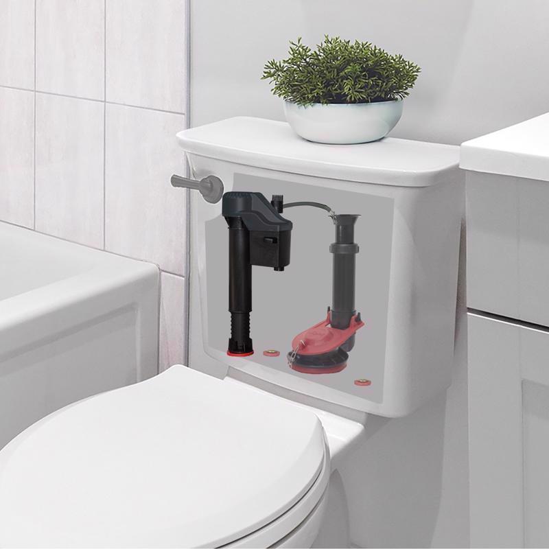 Korky 2X Toilet Fill Valve Black Plastic/Rubber For Universal