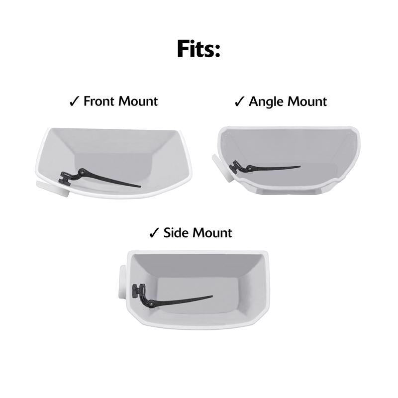 Korky Toilet Handle White For Universal