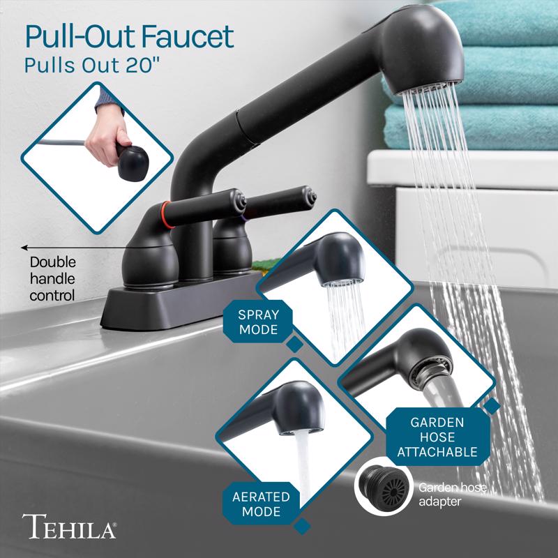 Tehila 17.5 in in. W X 23.5 in. D Freestanding Plastic Laundry Tub