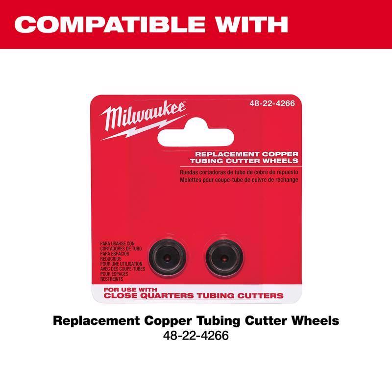 Milwaukee Close Quarters Tubing Cutter Set 3.9 in. L Red 3 pc