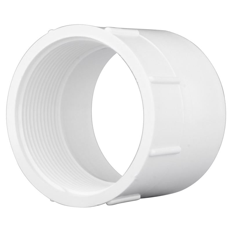 Charlotte Pipe Schedule 40 1-1/4 in. Hub X 1-1/4 in. D FPT PVC Adapter