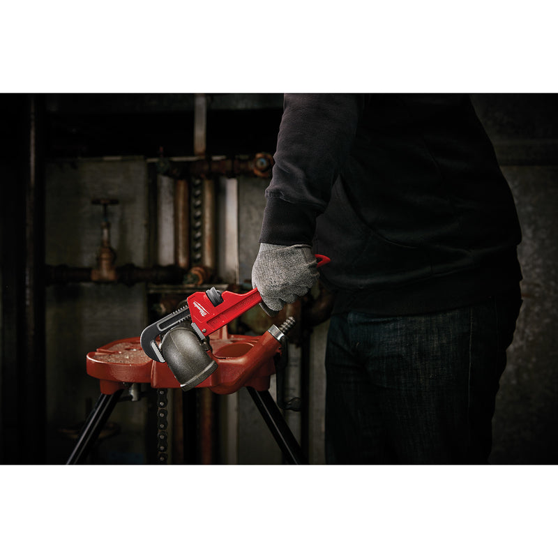 Milwaukee Pipe Wrench 10 in. L Black/Red