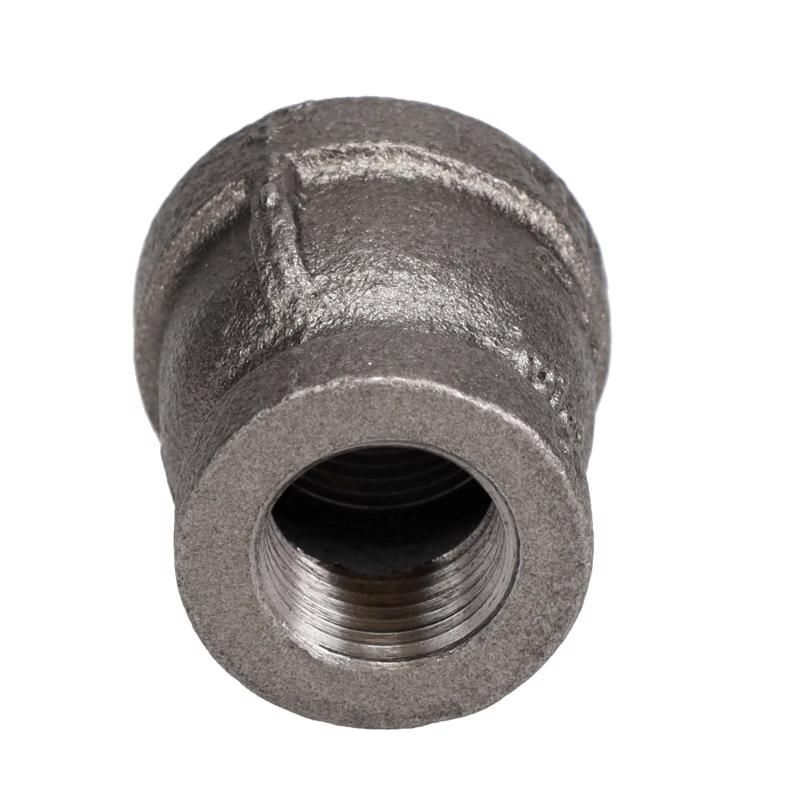 STZ Industries 1/2 in. FIP each X 3/8 in. D FIP Black Malleable Iron Reducing Coupling