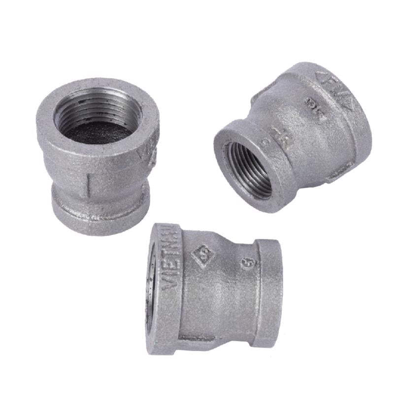 STZ Industries 3/4 in. FIP each X 1/2 in. D FIP Black Malleable Iron Coupling
