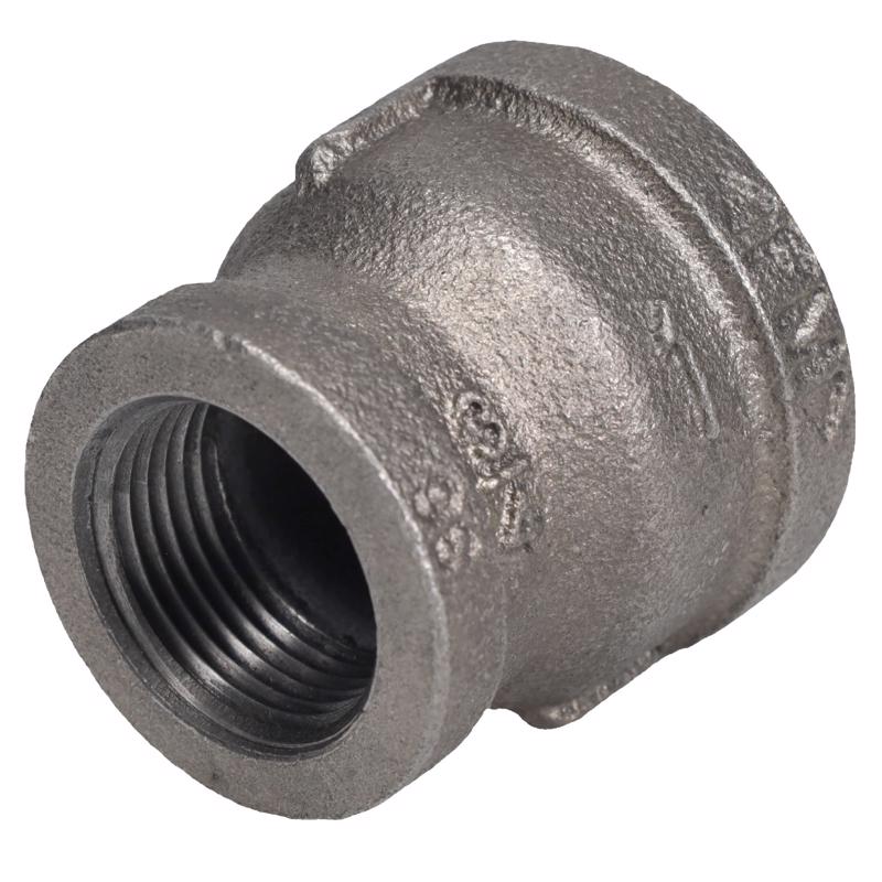 STZ Industries 1 in. FIP each X 3/4 in. D FIP Black Malleable Iron Coupling