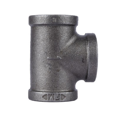 STZ Industries 1 in. FIP each X 1 in. D FIP 1 in. D FIP Black Malleable Iron Tee