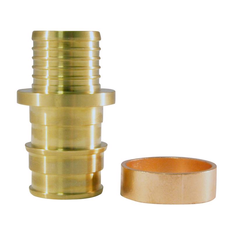 Apollo 1/2 in. Barb in to X 1/2 in. D PEX Barb Brass Coupling