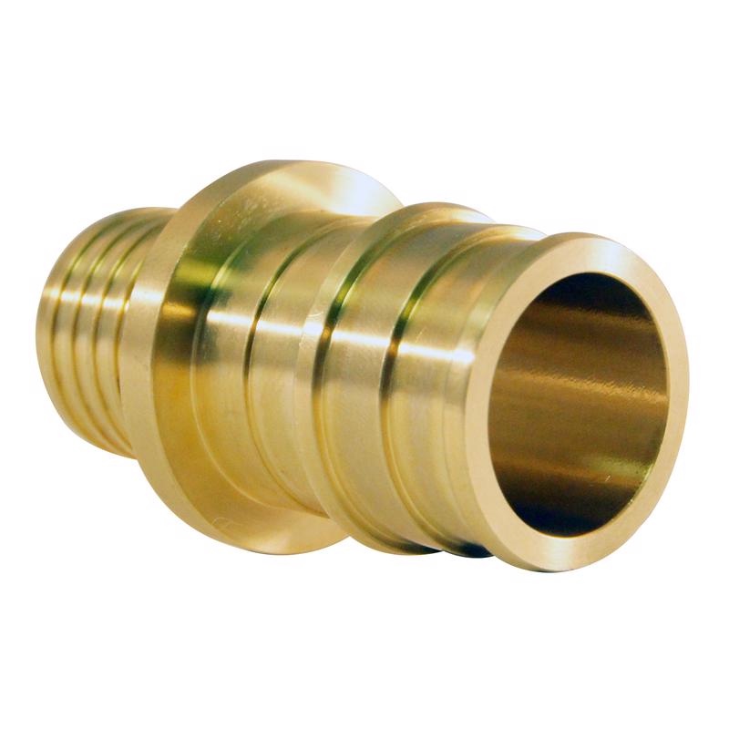 Apollo 1/2 in. Barb in to X 1/2 in. D PEX Barb Brass Coupling