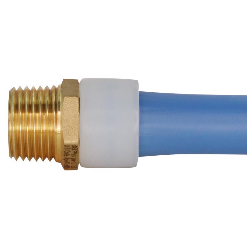 Apollo PEX-A 1/2 in. Expansion PEX in to X 1/2 in. D MPT Brass Adapter