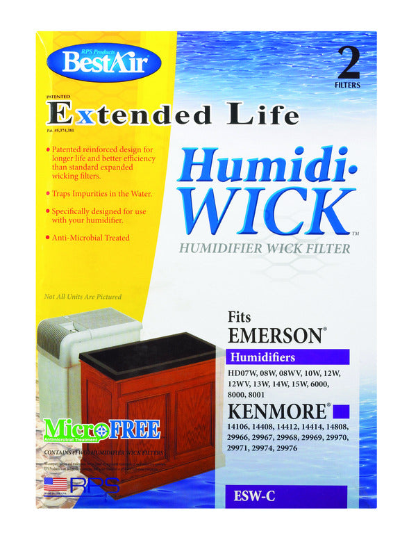 BestAir Humidifier Wick For Fits for Essickair, Emerson and Moistair