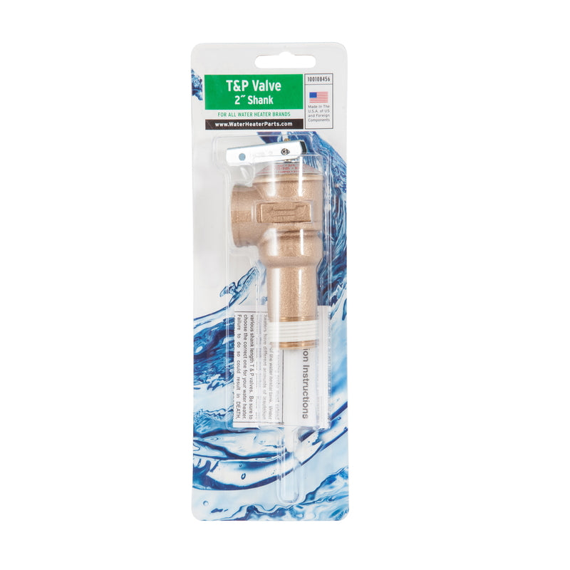 Reliance 3/4 in. MNPT Brass Temperature and Pressure Relief Valve