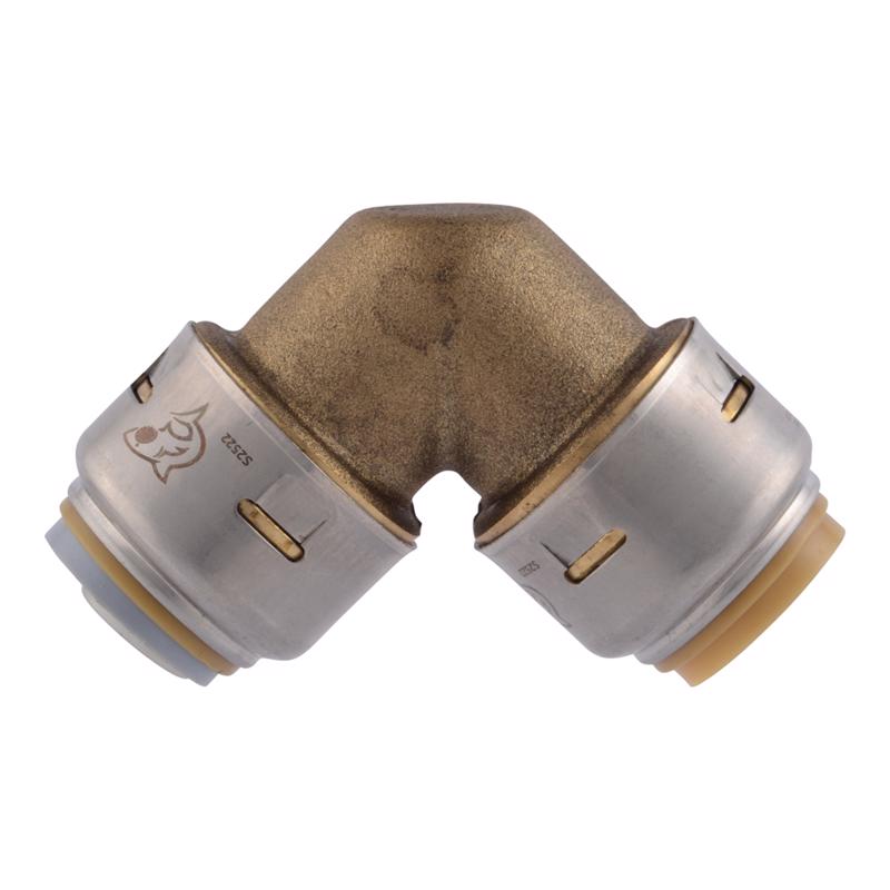 SharkBite Push to Connect 1/2 in. PTC each X 1/2 in. D CTS Brass 90 Degree Elbow
