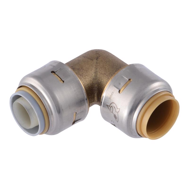 SharkBite Push to Connect 1/2 in. PTC each X 1/2 in. D CTS Brass 90 Degree Elbow