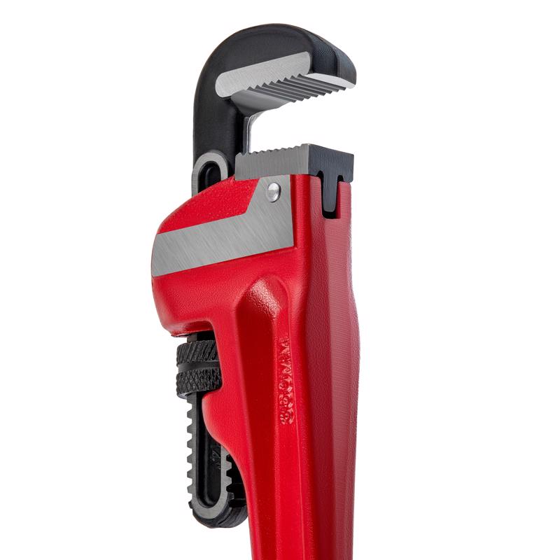 Superior Tool 2 in. Heavy Duty Pipe Wrench Red
