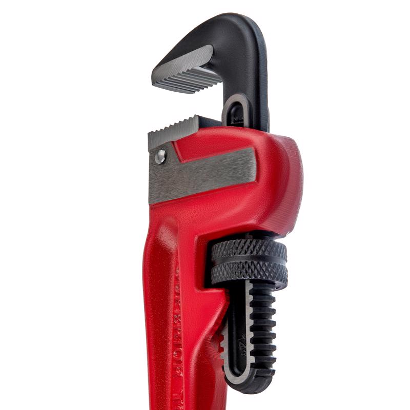 Superior Tool 2 in. Heavy Duty Pipe Wrench Red