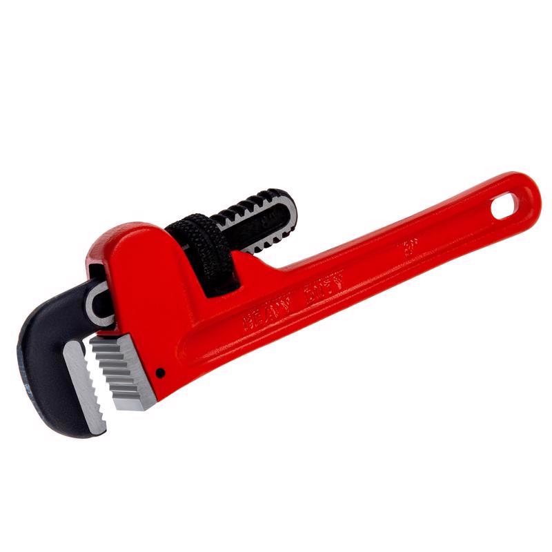 Superior Tool 1 in. Heavy Duty Pipe Wrench Red