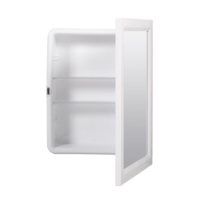 Zenna Home 22.38 in. H X 16.38 in. W X 5 in. D Rectangle Medicine Cabinet/Mirror