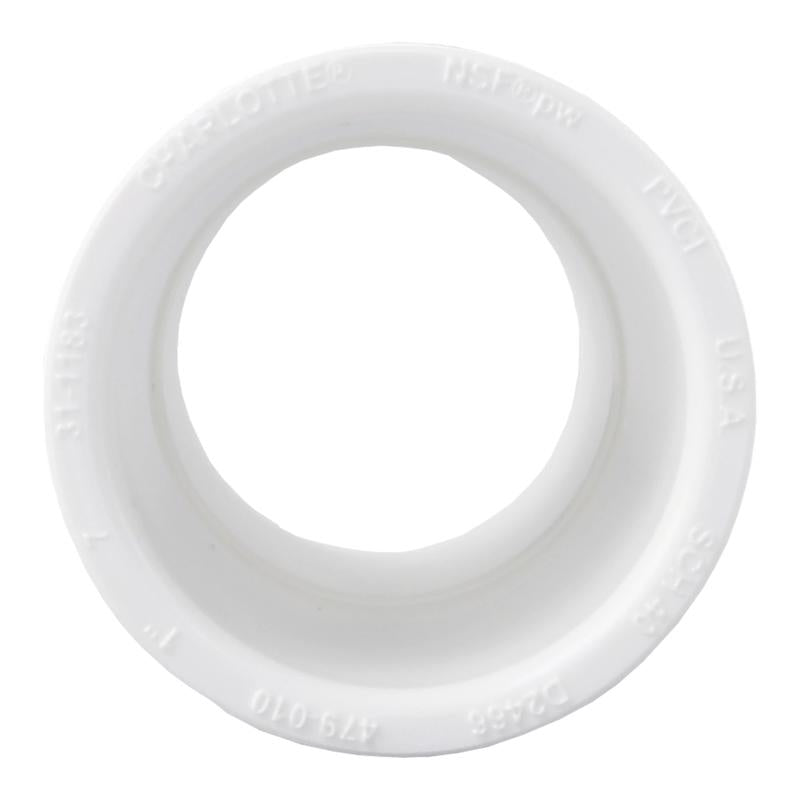 Charlotte Pipe Schedule 40 1 in. Socket X 1 in. D Socket PVC Coupling