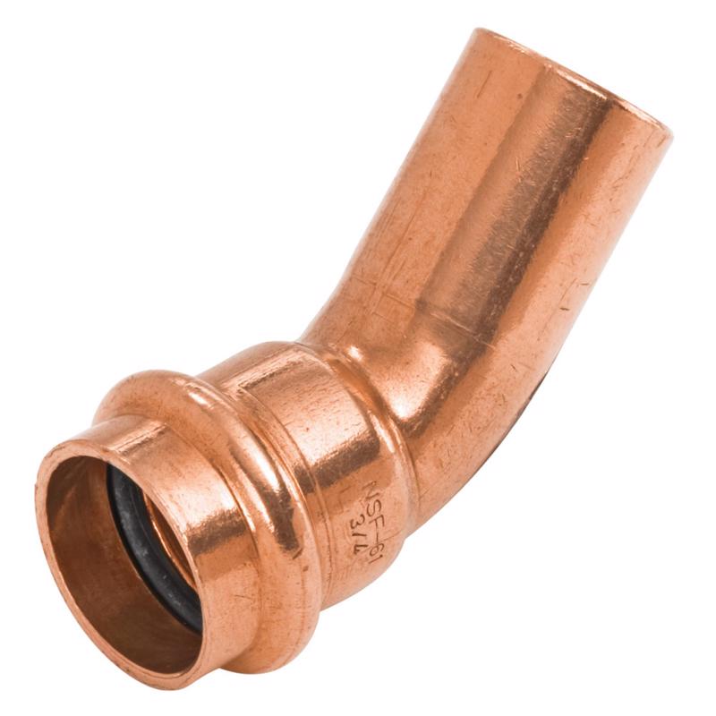 NIBCO 1 in. FTG X 1 in. D Press Copper 45 Degree Elbow