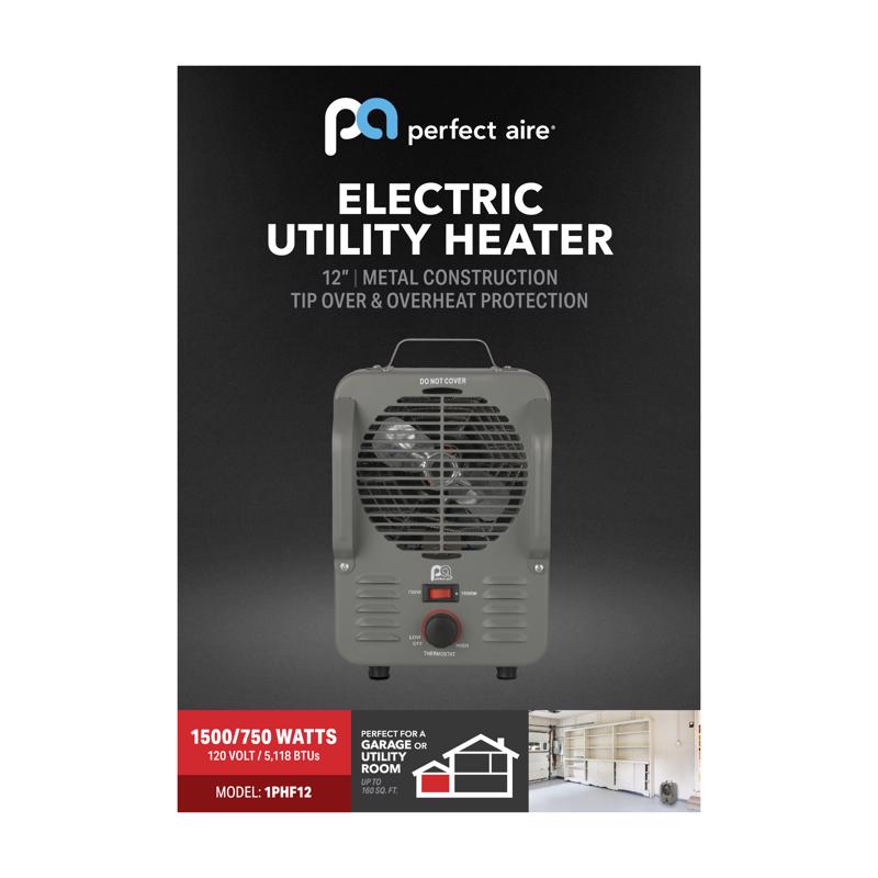 Perfect Aire 160 sq ft Electric Utility Milkhouse Heater 5118 BTU