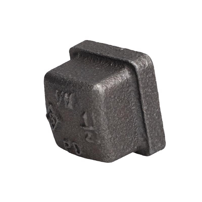 STZ Industries 1/2 in. FIP each Black Iron Cap