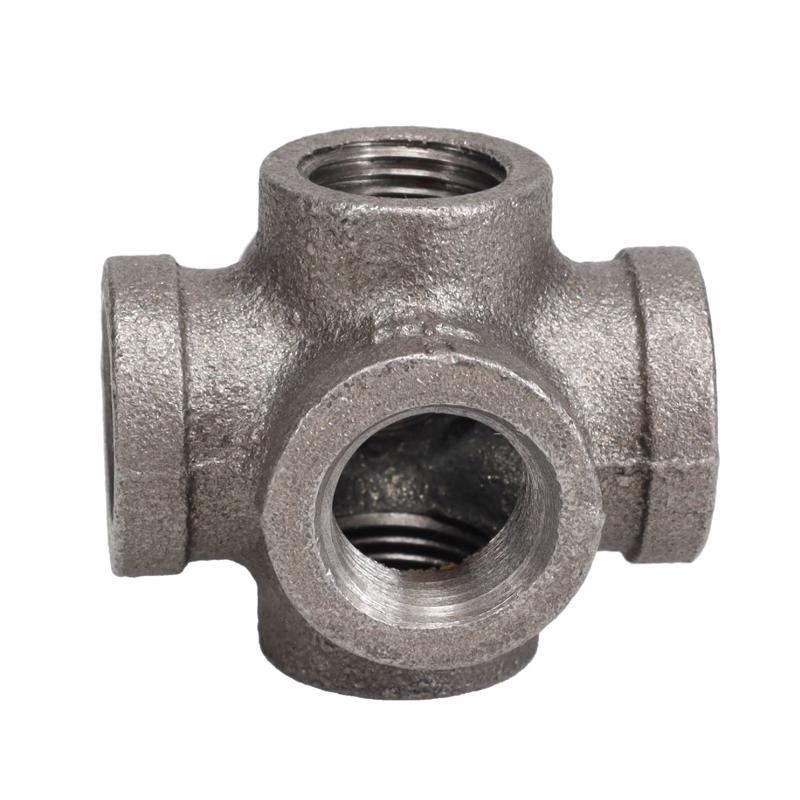 STZ Industries 1/2 in. FIP each X 1/2 in. D FIP 1/2 in. D Female Black Iron 2.25 in. L Cross