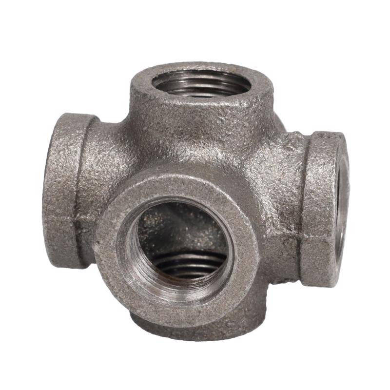 STZ Industries 1/2 in. FIP each X 1/2 in. D FIP 1/2 in. D Female Black Iron 2.25 in. L Cross