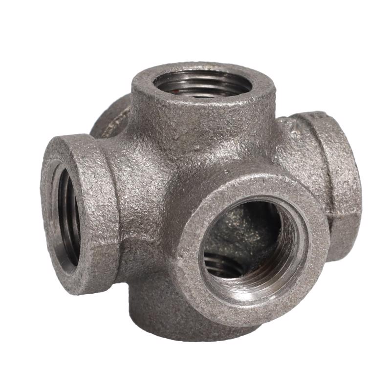 STZ Industries 1/2 in. FIP each X 1/2 in. D FIP 1/2 in. D Female Black Iron 2.25 in. L Cross