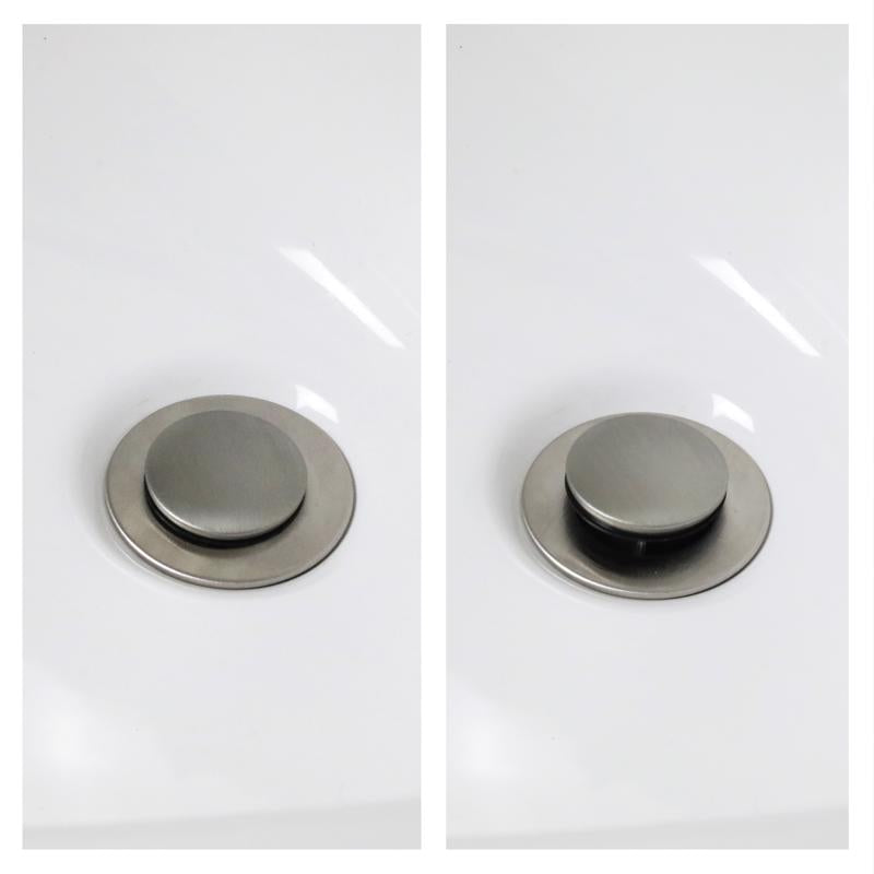 Danco 1.4 in. Brushed Nickel Plastic Replacement Pop Up Stopper