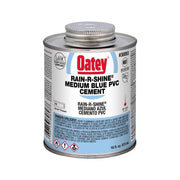 Oatey Rain-R-Shine Blue Cement For PVC 16 oz
