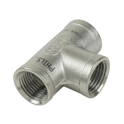 B&K Proline 3/4 in. FIP X 3/4 in. D FIP 3/4 in. D FIP Stainless Steel 4 in. L Tee