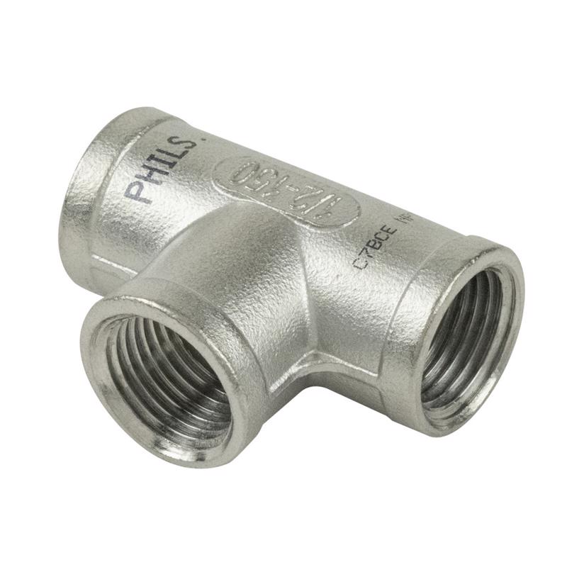 B&K Proline 3/4 in. FIP X 3/4 in. D FIP 3/4 in. D FIP Stainless Steel 4 in. L Tee
