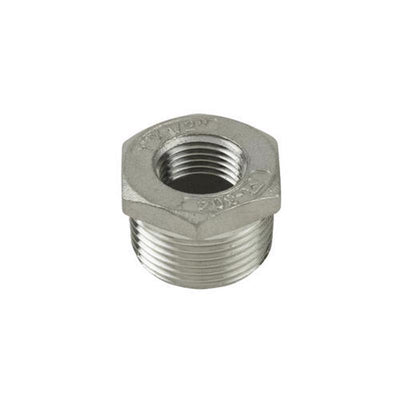 B&K Proline 3/4 in. MIP in. X 1/4 in. D FIP Stainless Steel 4 in. L Adapter Bushing