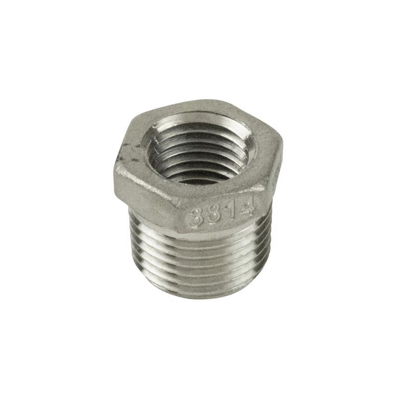 B&K Proline 3/4 in. MIP in. X 1/2 in. D FIP Stainless Steel 4 in. L Adapter Bushing