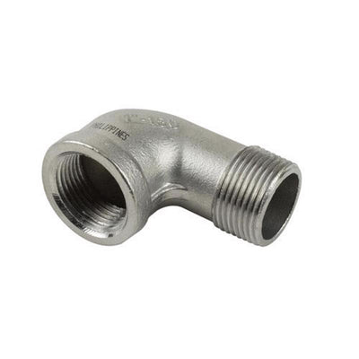 B&K Proline 1-1/4 in. MIP X 1-1/4 in. D FIP Stainless Steel 90 Degree Street Elbow