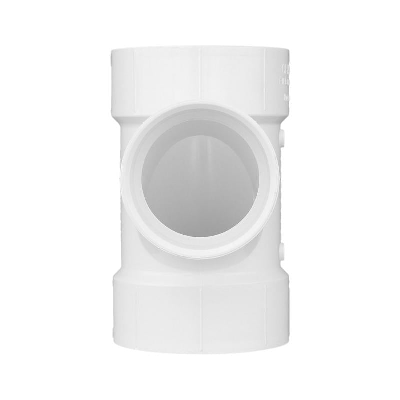 Charlotte Pipe Schedule 30 3 in. Hub X 2 in. D Hub PVC Sanitary Tee