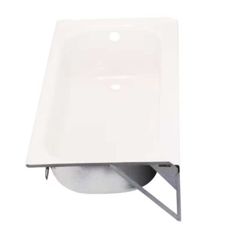 Bootz 14.25 in. H X 30 in. W X 60 in. L White Bathtub