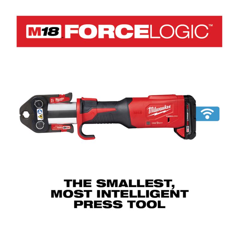 Milwaukee M18 7/8 in. Press Tool Kit 14.17 in. L Black/Red 10 pc