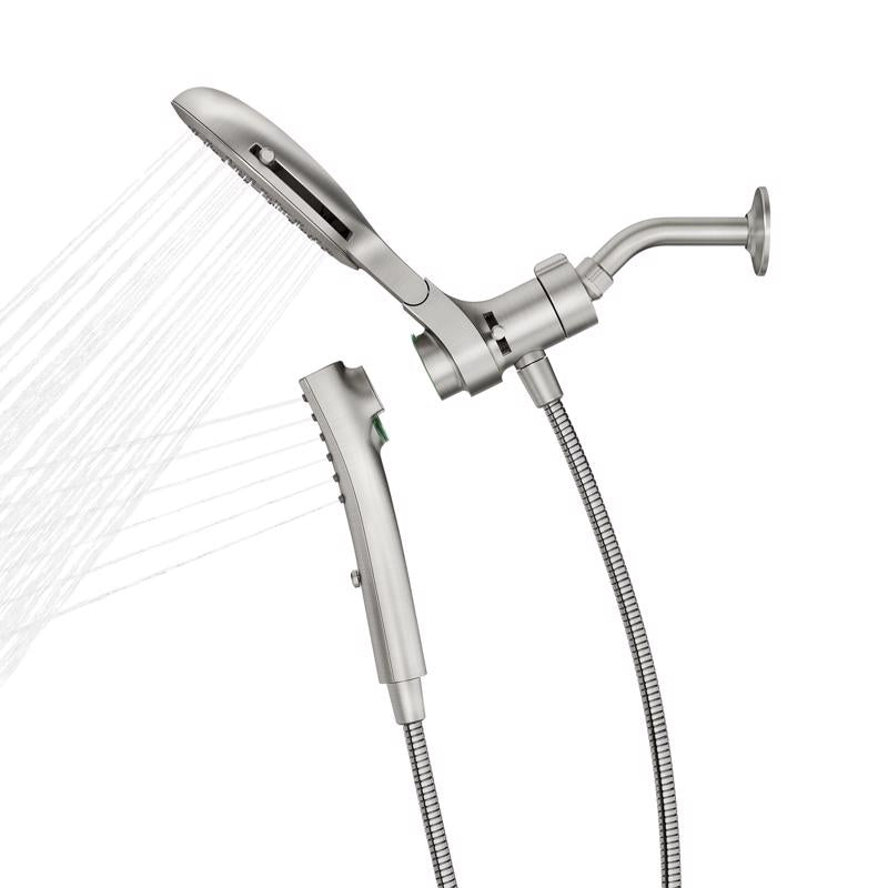 Moen Magnetix Brushed Nickel 8 settings Showerhead Combo 1.75 gpm