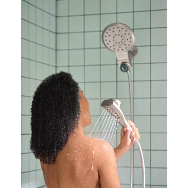 Moen Magnetix Brushed Nickel 8 settings Showerhead Combo 1.75 gpm